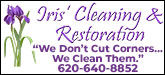 Iris' Cleaning Service Sponsorship Banner